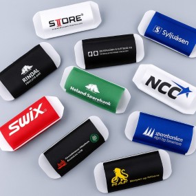 Custom Nordic ski ties for winter sports clubs