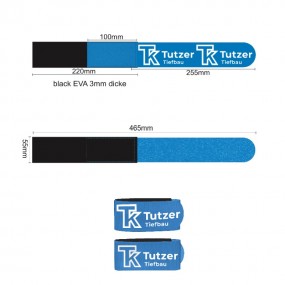 Promotional ski straps for events and corporate ski trips