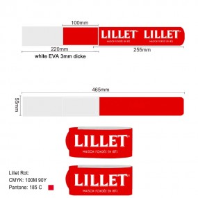 Branded ski ties for club memberships and team merchandise