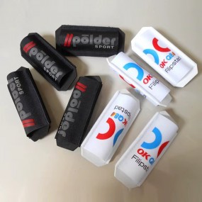 Nordic ski ties for personalized logo printing